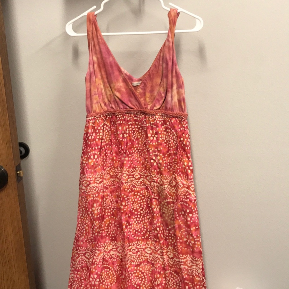 MaxiSun Dress Full Length SZ. Small Good Condition